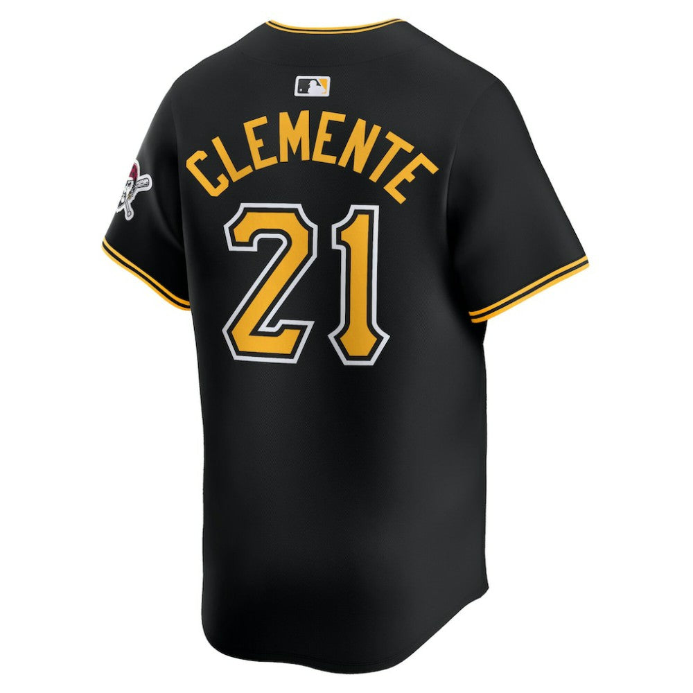 Roberto Clemente Pittsburgh Pirates Alternate Limited Jersey - Black