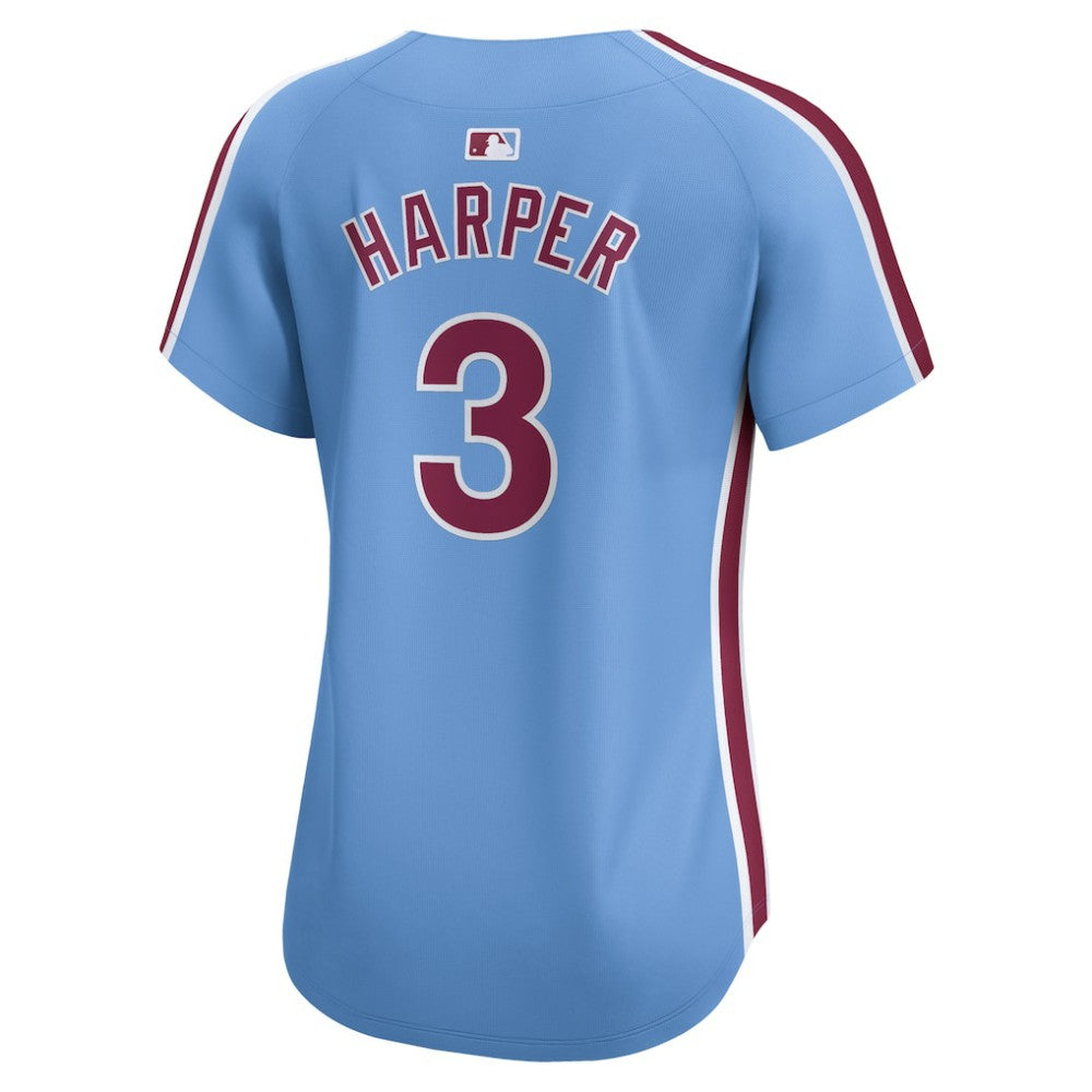 Bryce Harper Philadelphia Phillies Women's Alternate Limited Player Jersey - Light Blue