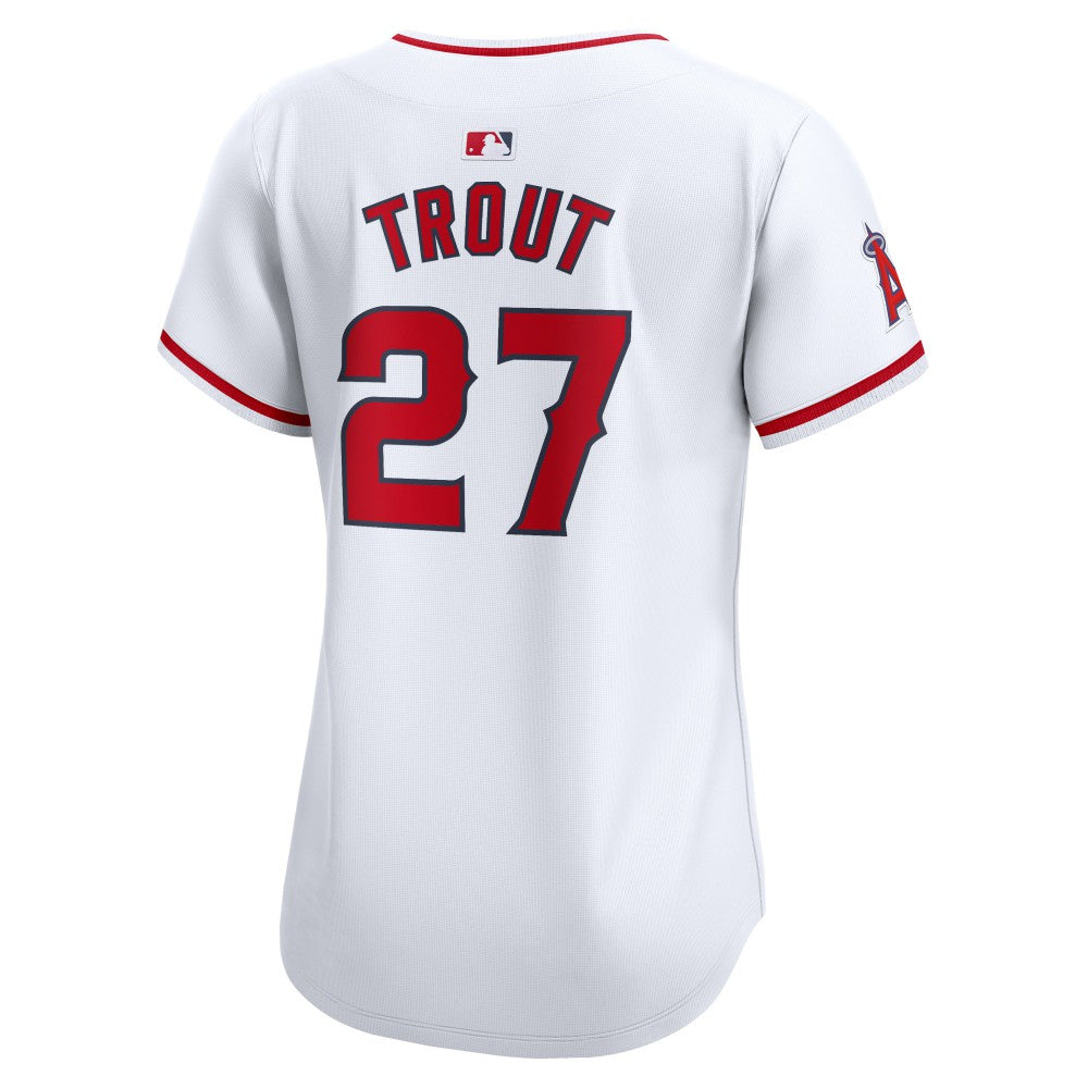 Mike Trout Los Angeles Angels Women's Home Limited Player Jersey White