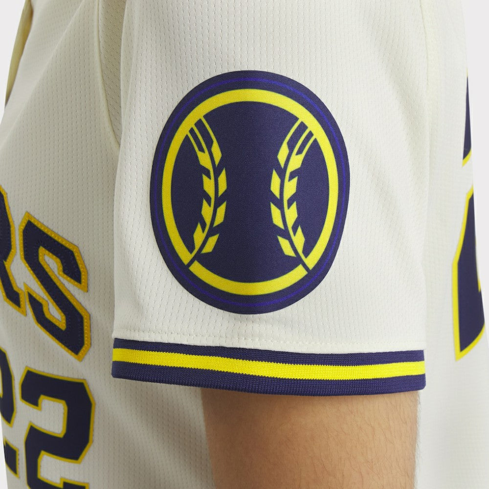 Christian Yelich Milwaukee Brewers Women's Home Limited Player Jersey Cream
