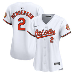 Gunnar Henderson Baltimore Orioles Women's  Home Limited Player Jersey White