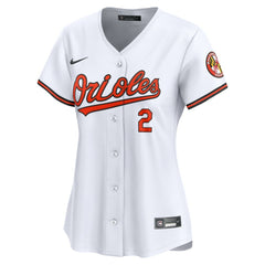 Gunnar Henderson Baltimore Orioles Women's  Home Limited Player Jersey White