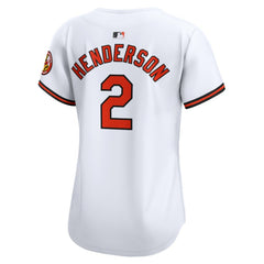 Gunnar Henderson Baltimore Orioles Women's  Home Limited Player Jersey White