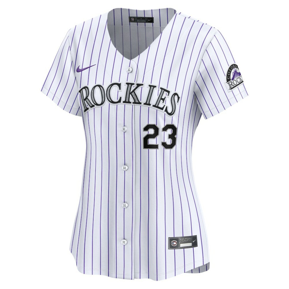 Kris Bryant Colorado Rockies Women's Home Limited Player Jersey White