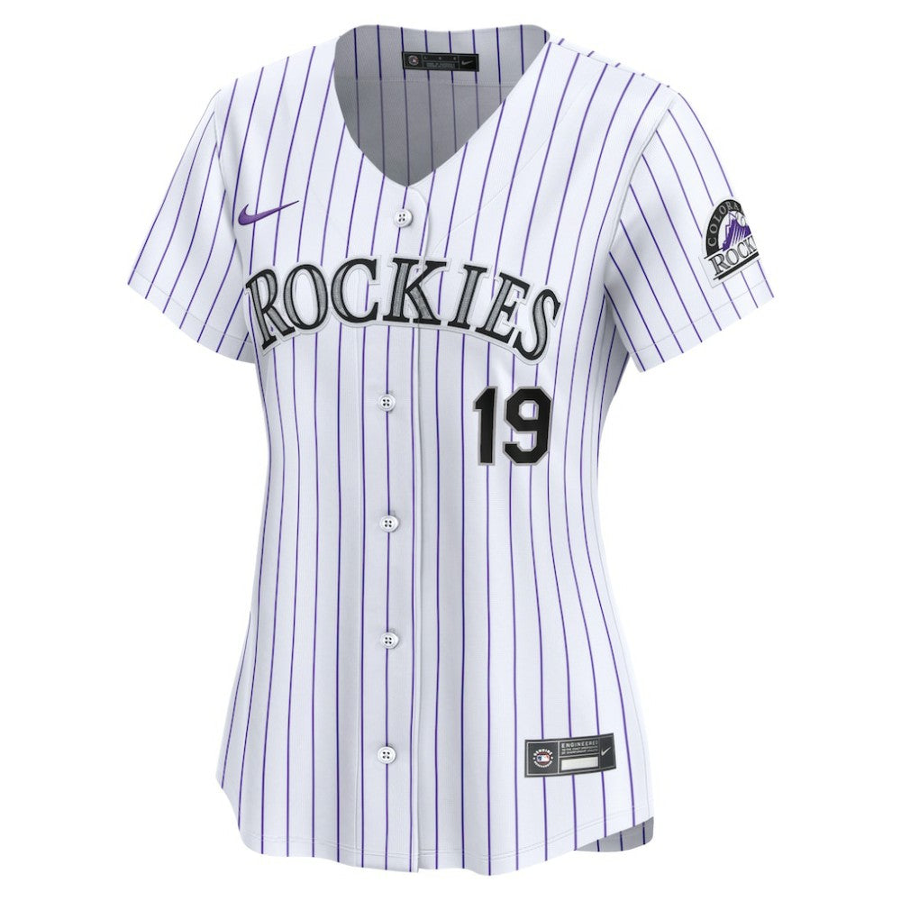 Charlie Blackmon Colorado Rockies Women's Home Limited Player Jersey White