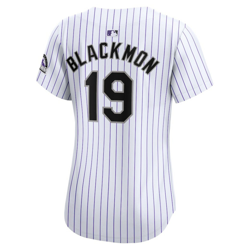 Charlie Blackmon Colorado Rockies Women's Home Limited Player Jersey White