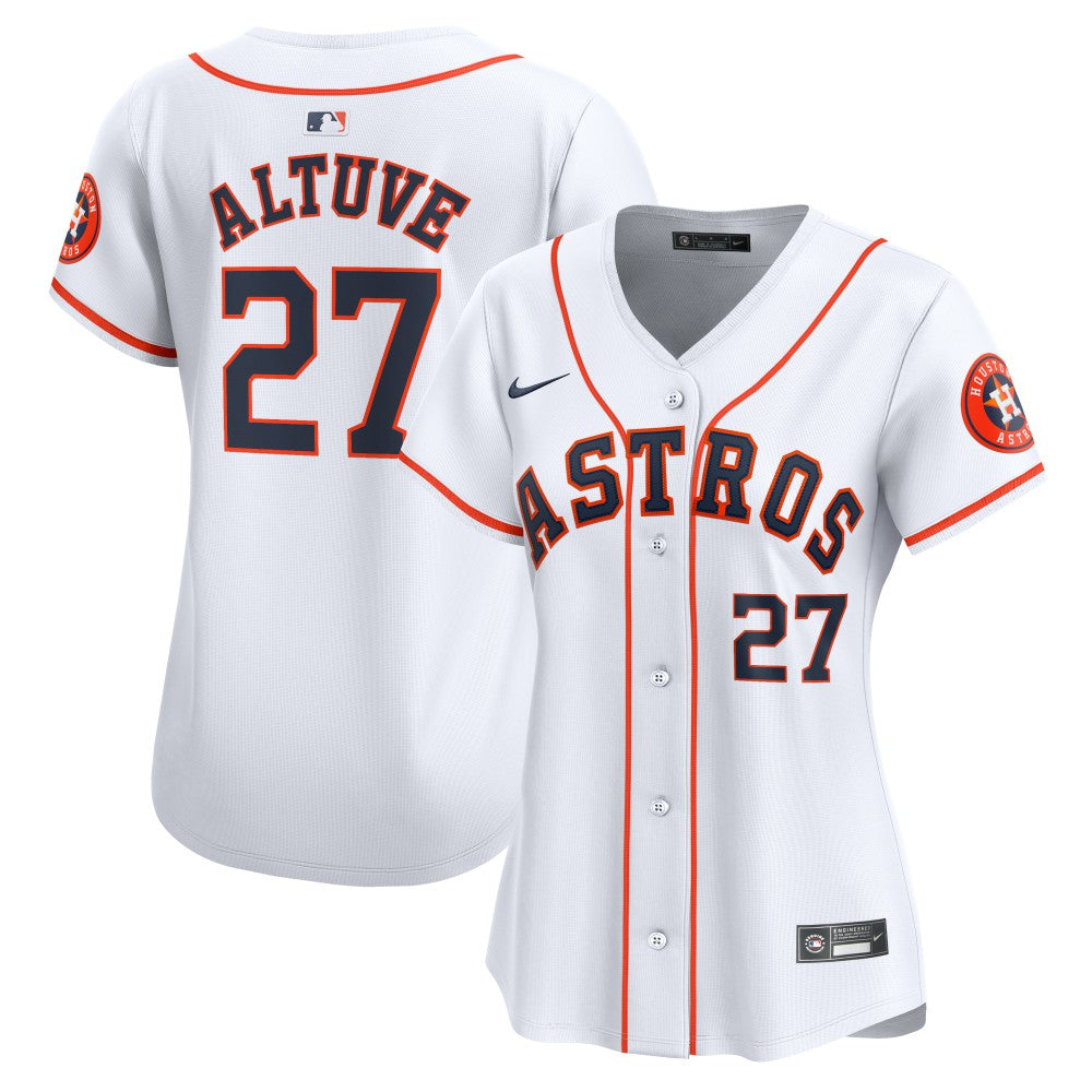 Jose Altuve Houston Astros Women's Home Limited Player Jersey White