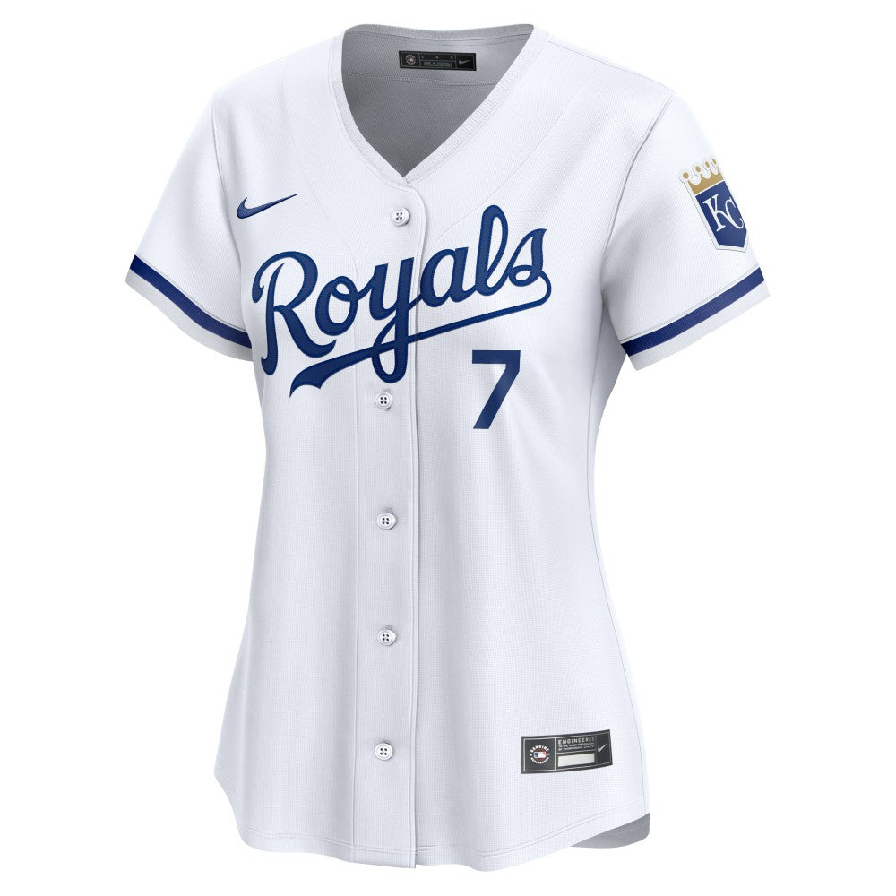 Bobby Witt Jr. Kansas City Royals Women's Home Limited Player Jersey White