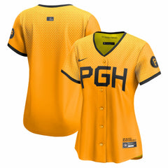 Pittsburgh Pirates Women's City Connect Limited Jersey Gold
