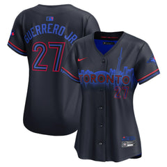 Vladimir Guerrero Jr. Toronto Blue Jays Women's 2024 City Connect Limited Player Jersey Navy