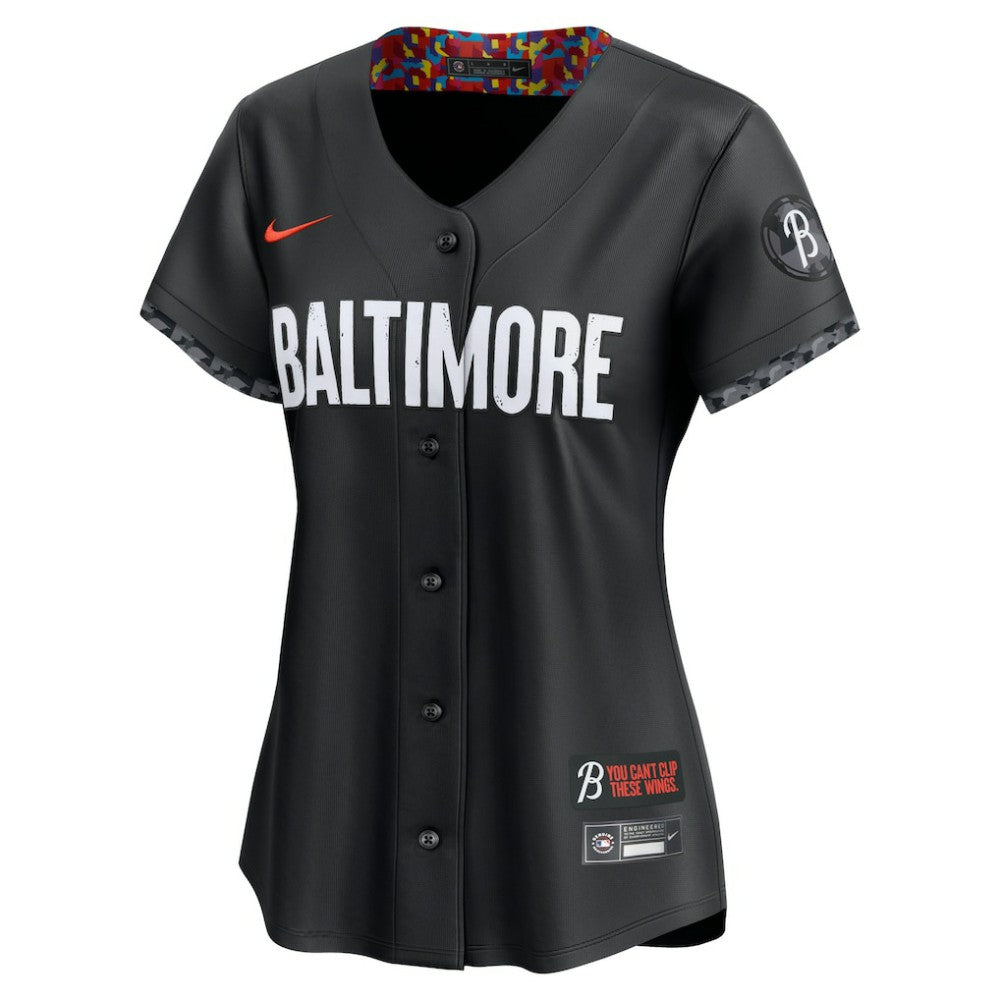 Adley Rutschman Baltimore Orioles Women's City Connect Limited Player Jersey Black