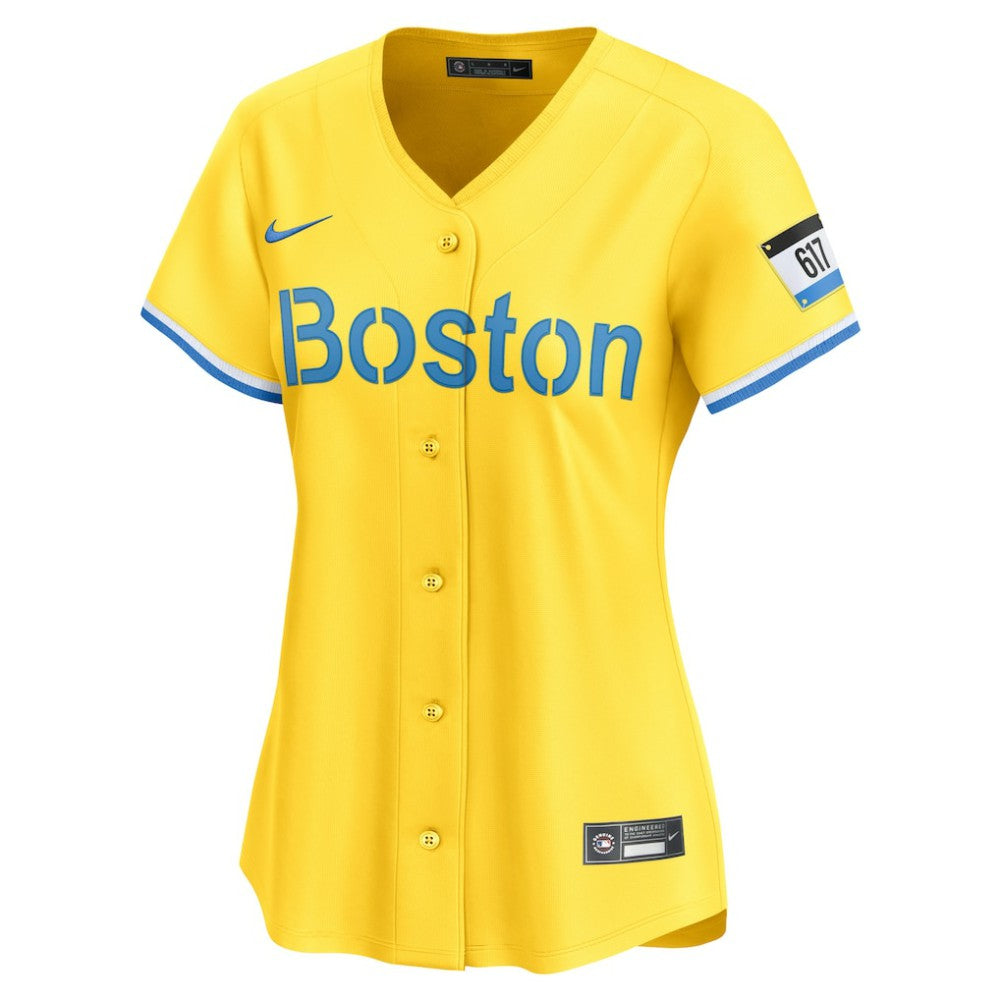 David Ortiz Boston Red Sox Women's City Connect Retired Player Jersey Gold