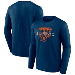 Chicago Bears Advance to Victory Long Sleeve T-Shirt - Navy online