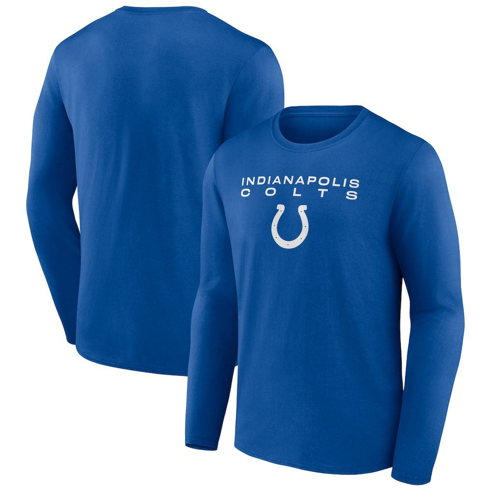 Indianapolis Colts Advance to Victory Long Sleeve T-Shirt - Royal on sale