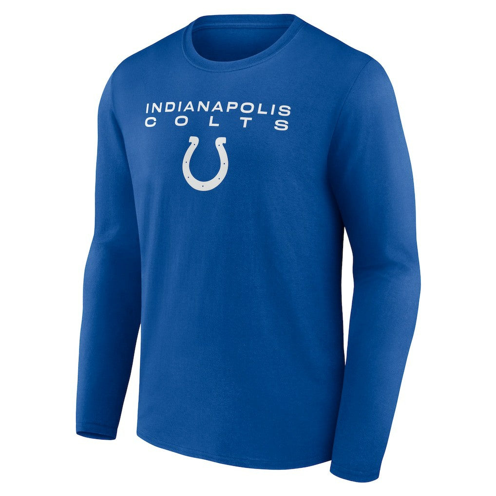 Indianapolis Colts Advance to Victory Long Sleeve T-Shirt - Royal on sale