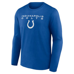 Indianapolis Colts Advance to Victory Long Sleeve T-Shirt - Royal on sale