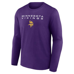 Minnesota Vikings Advance to Victory Long Sleeve T-Shirt - Purple for sale