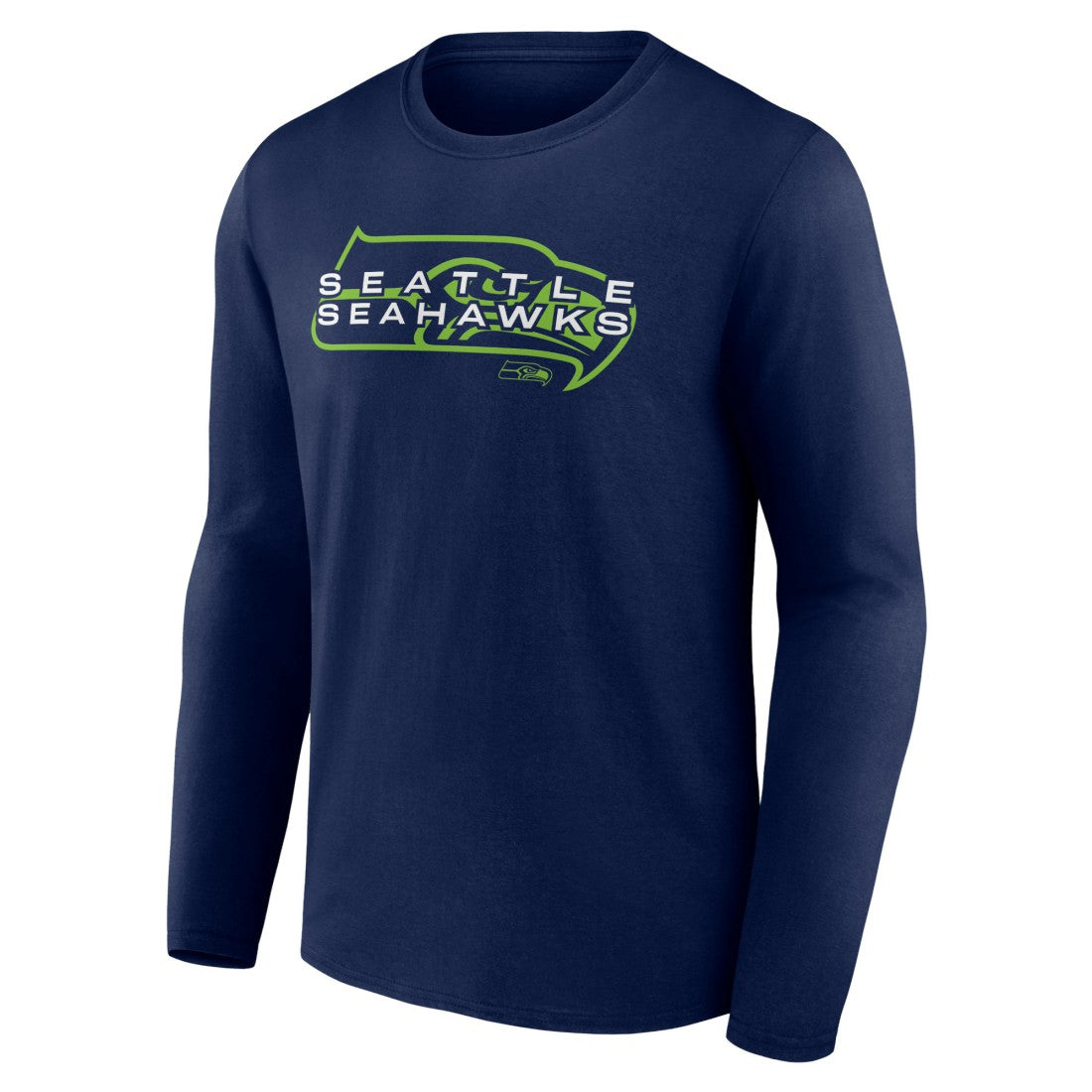 Seattle Seahawks Advance to Victory Long Sleeve T-Shirt - College Navy discount