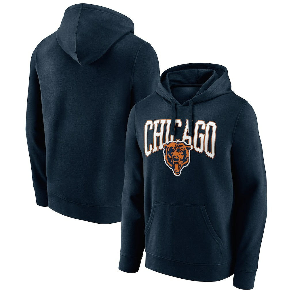 Chicago Bears Gridiron Classics Campus Standard Pullover Hoodie - Navy sale