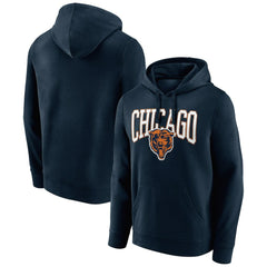 Chicago Bears Gridiron Classics Campus Standard Pullover Hoodie - Navy sale
