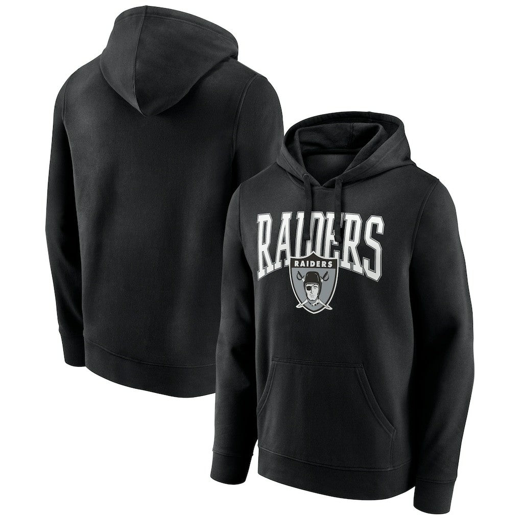 Las Vegas Raiders Gridiron Classics Campus Standard Pullover Hoodie - Black outlet