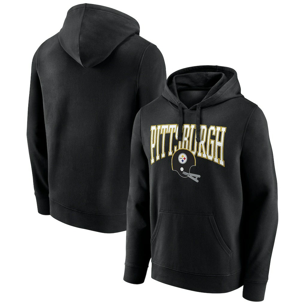 Pittsburgh Steelers Gridiron Classics Campus Standard Pullover Hoodie - Black sale