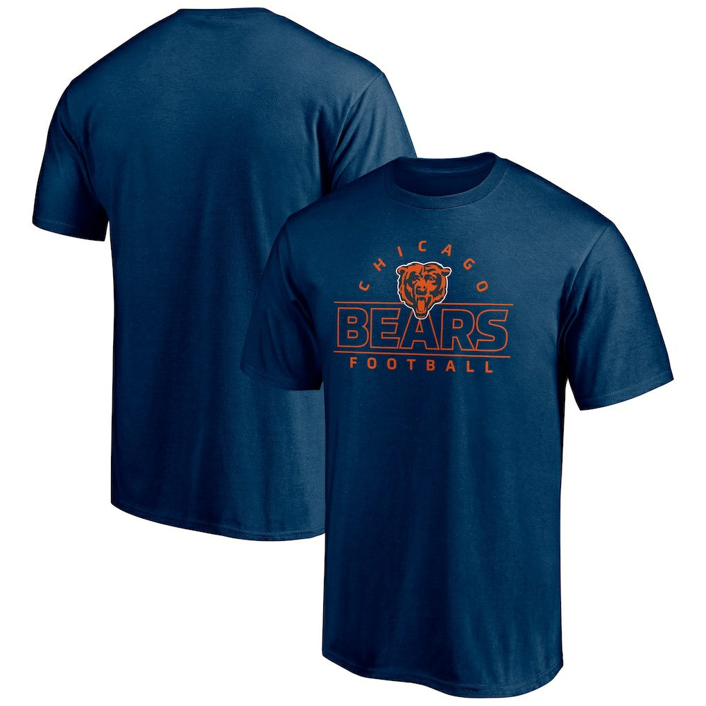 Chicago Bears Dual Threat T-Shirt - Navy outlet