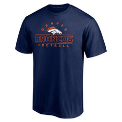 Denver Broncos Dual Threat T-Shirt - Navy online