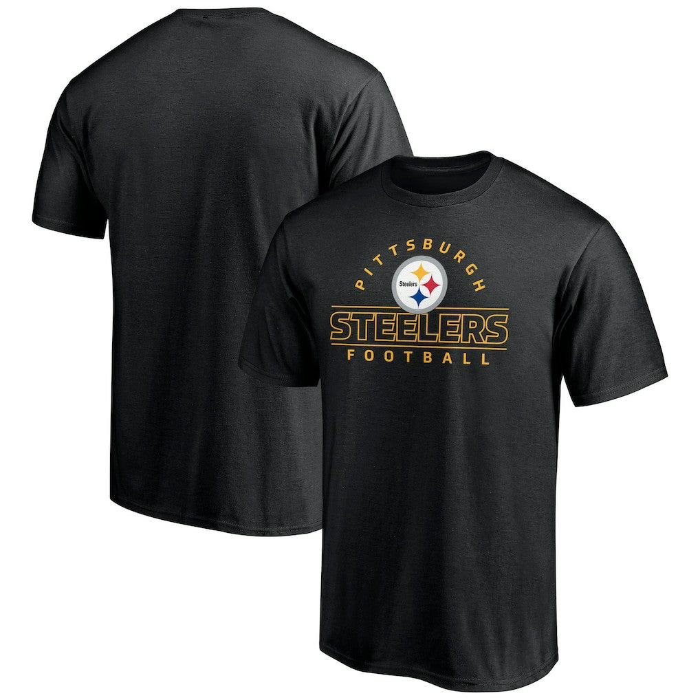 Pittsburgh Steelers Dual Threat T-Shirt - Black discount