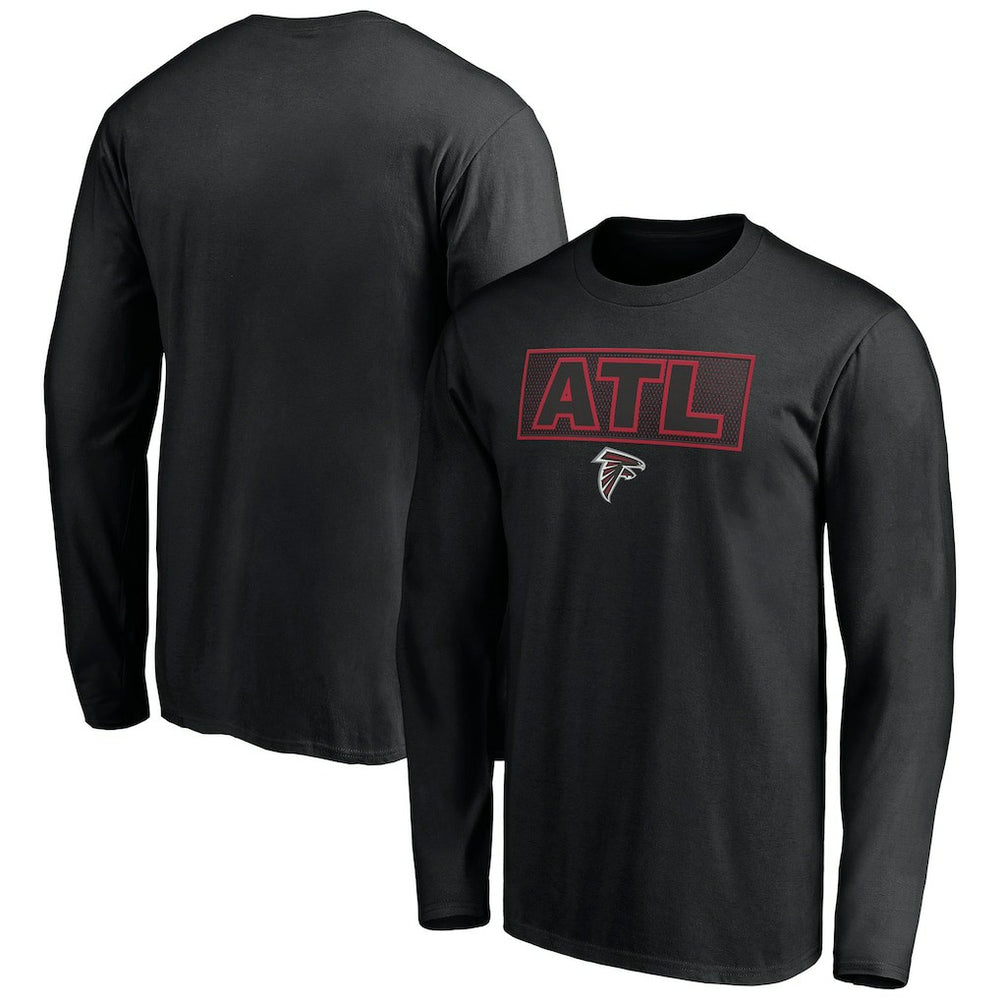 Atlanta Falcons Squad Throwbacks Long Sleeve T-Shirt - Black discount