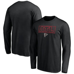 Atlanta Falcons Squad Throwbacks Long Sleeve T-Shirt - Black discount