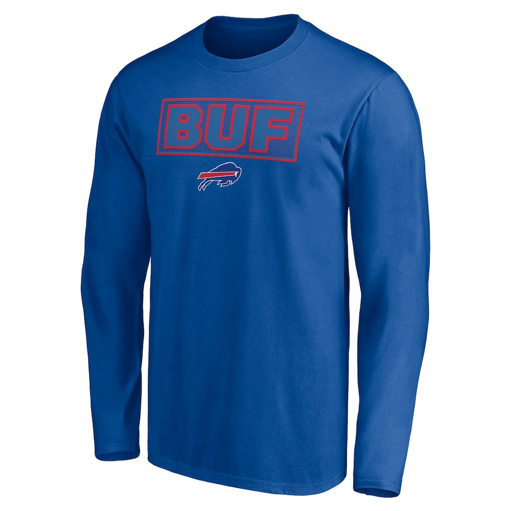 Buffalo Bills Squad Throwbacks Long Sleeve T-Shirt - Royal discount