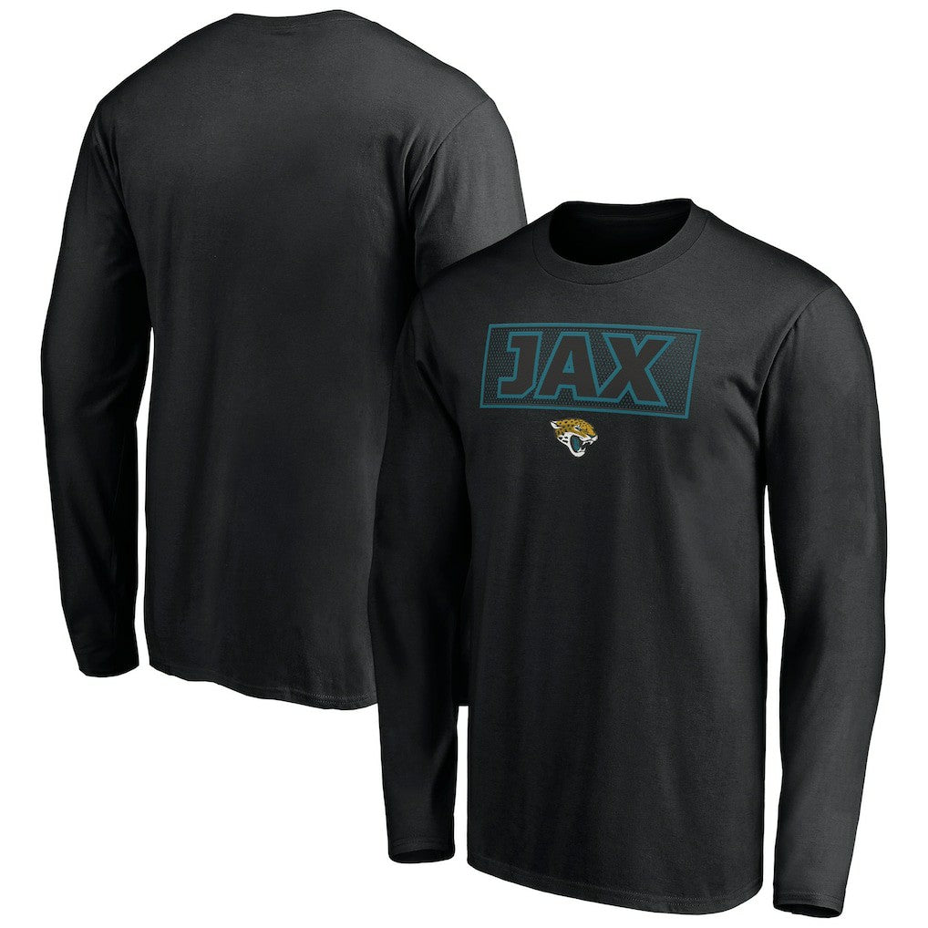 Jacksonville Jaguars Squad Throwbacks Long Sleeve T-Shirt - Black discount