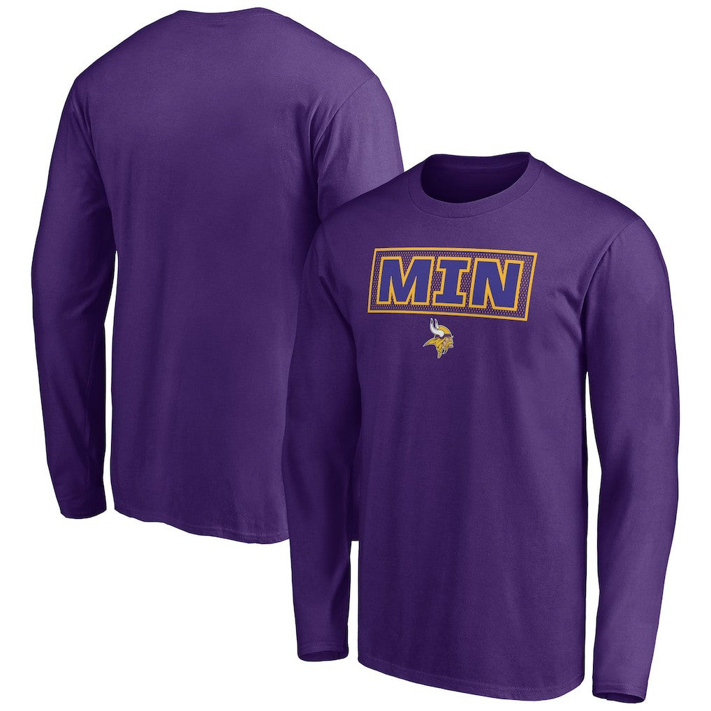 Minnesota Vikings Squad Throwbacks Long Sleeve T-Shirt - Purple outlet