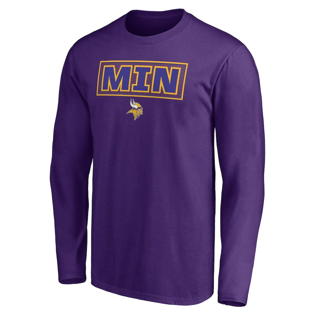Minnesota Vikings Squad Throwbacks Long Sleeve T-Shirt - Purple outlet