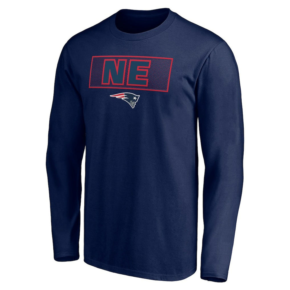 New England Patriots Squad Throwbacks Long Sleeve T-Shirt - Navy sale