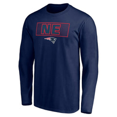 New England Patriots Squad Throwbacks Long Sleeve T-Shirt - Navy sale