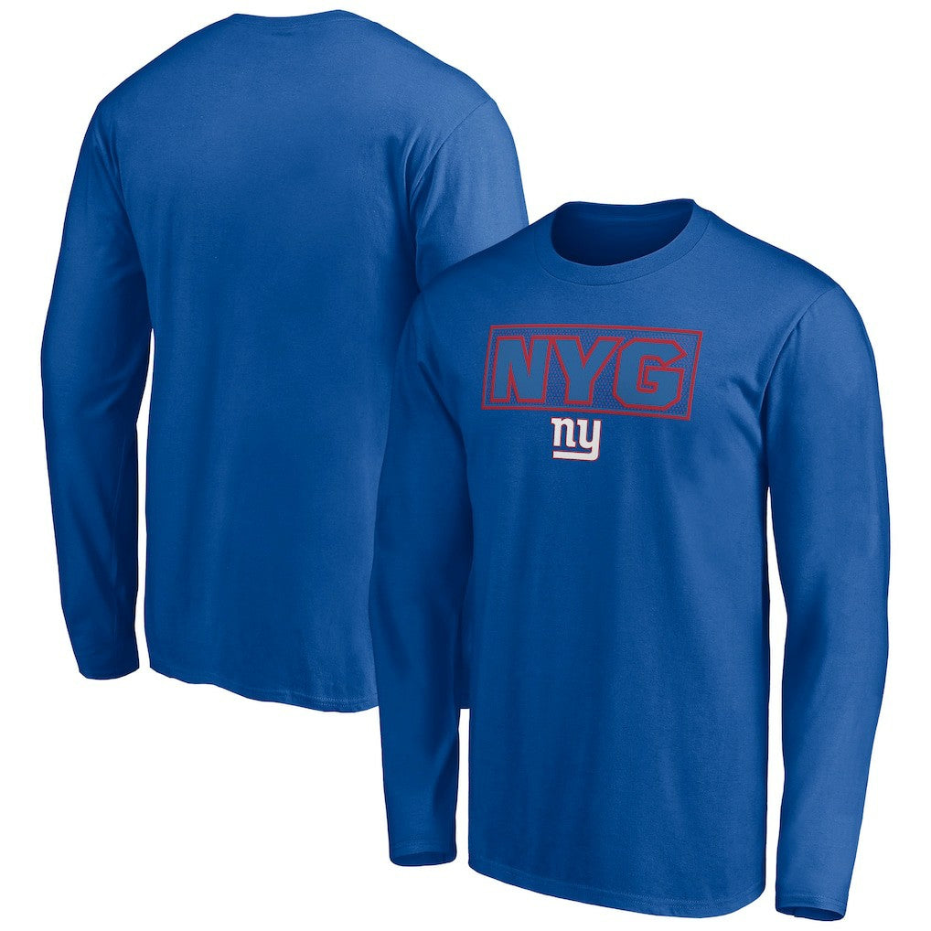 New York Giants Squad Throwbacks Long Sleeve T-Shirt - Royal outlet
