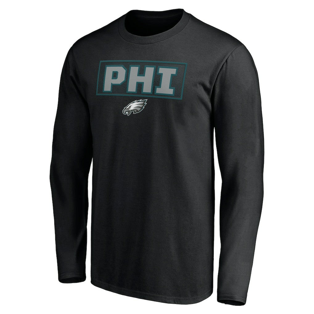 Philadelphia Eagles Squad Throwbacks Long Sleeve T-Shirt - Black online