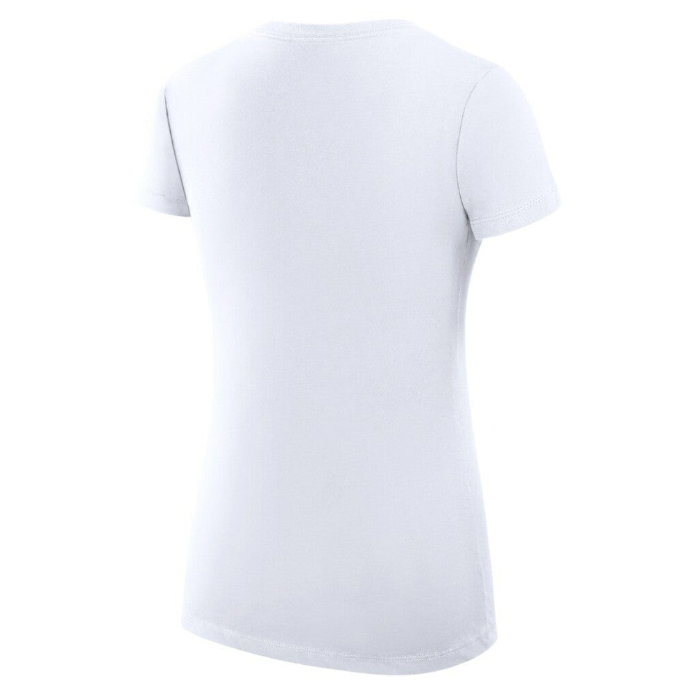 Toronto Blue Jays G-III 4Her by Carl Banks Women's Super-Slim Fit Lightweight Heart V-Neck T-Shirt White