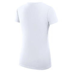 Toronto Blue Jays G-III 4Her by Carl Banks Women's Super-Slim Fit Lightweight Heart V-Neck T-Shirt White