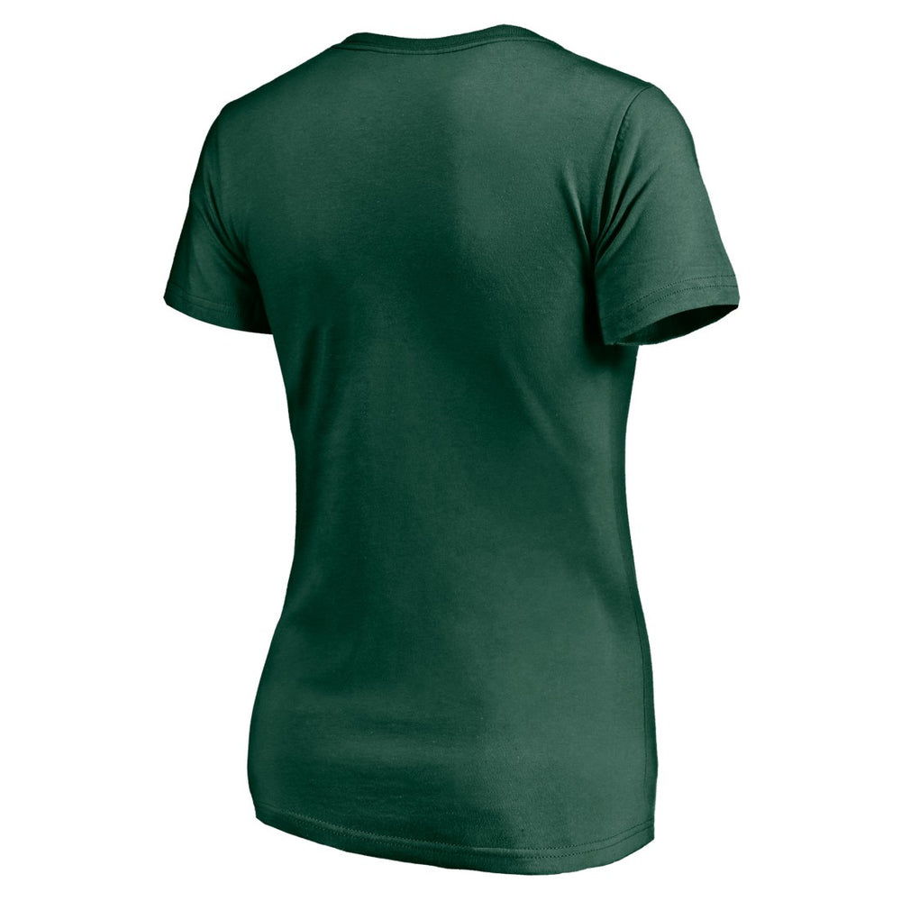 Green Bay Packers Women's Depth Chart V-Neck T-Shirt - Green sale