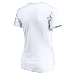 Los Angeles Chargers Women's Depth Chart V-Neck T-Shirt - White online