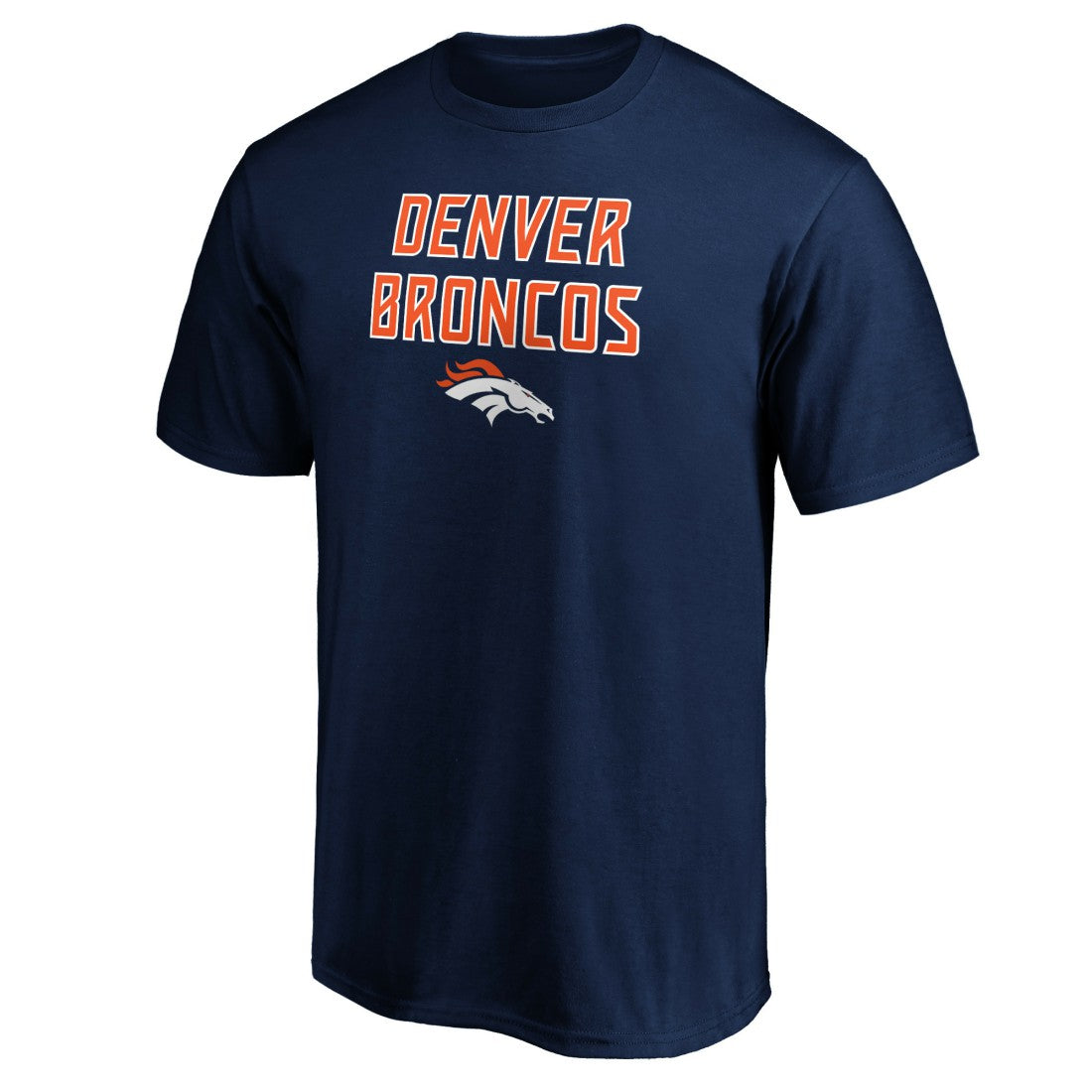 Denver Broncos Game Day Stack T-Shirt - Navy on sale