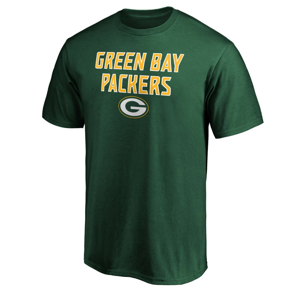 Green Bay Packers Game Day Stack T-Shirt - Green outlet