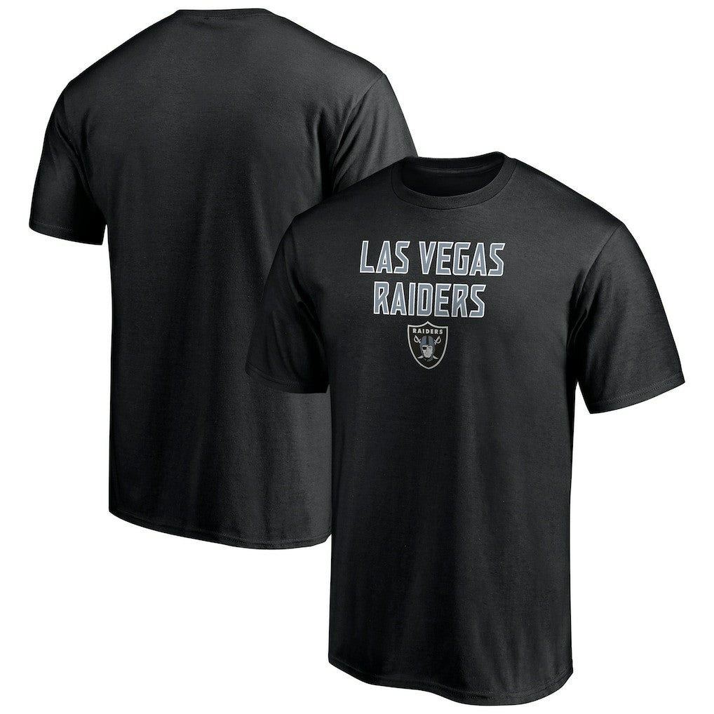 Las Vegas Raiders Game Day Stack T-Shirt - Black on sale