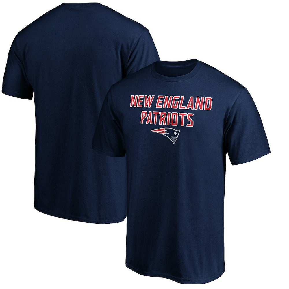 New England Patriots Game Day Stack T-Shirt - Navy online