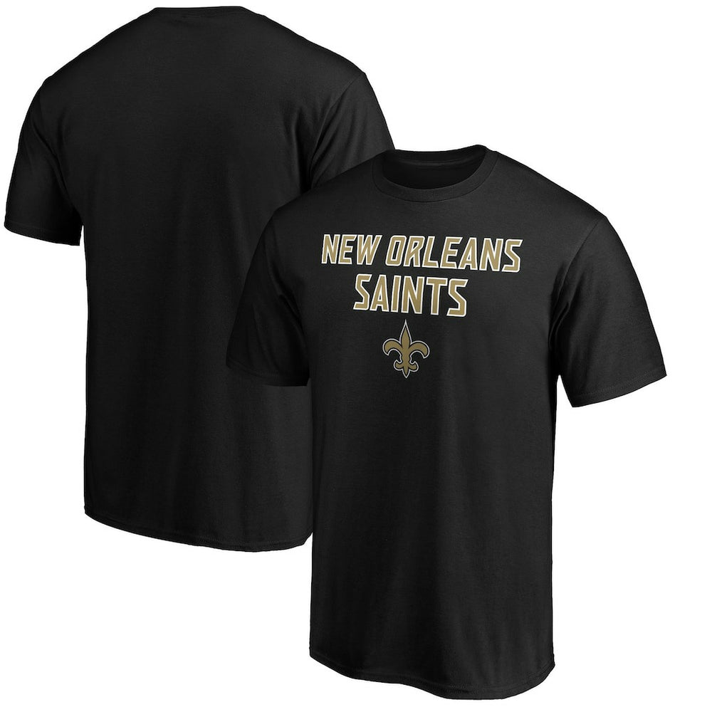 New Orleans Saints Game Day Stack T-Shirt - Black cheap