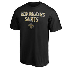 New Orleans Saints Game Day Stack T-Shirt - Black cheap