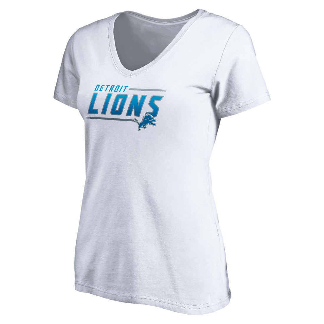 Detroit Lions Women's Mascot In Bounds V-Neck T-Shirt - White cheap